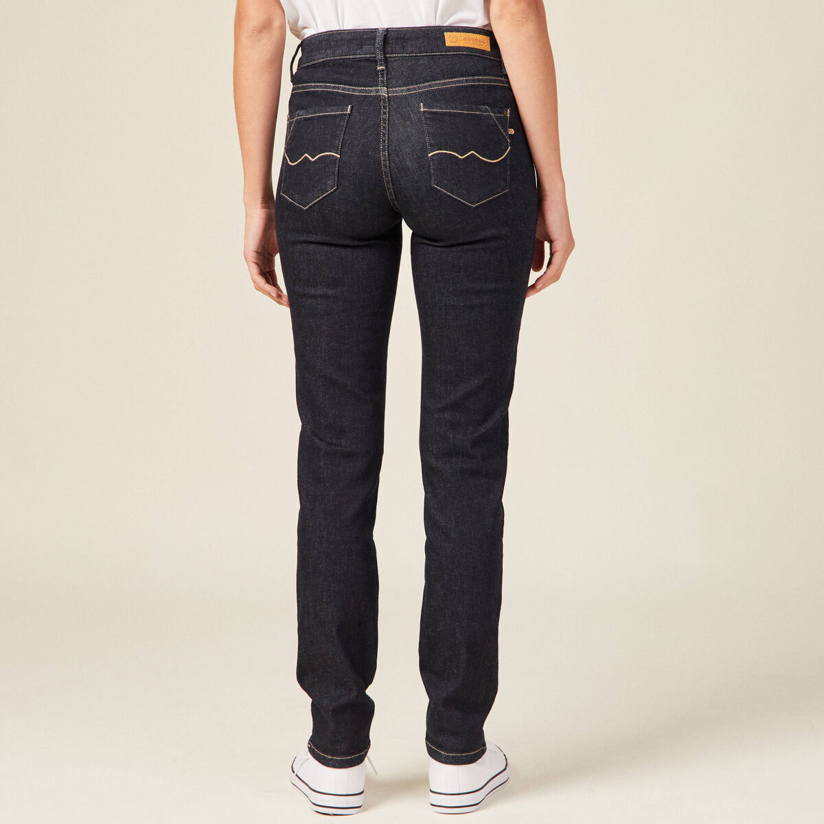 Jeans Camille - slim denim brut femme