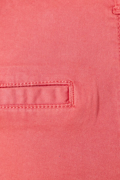 Pantalon chino Instinct terracotta femme