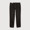 Jeans straight longueur 32 marron homme