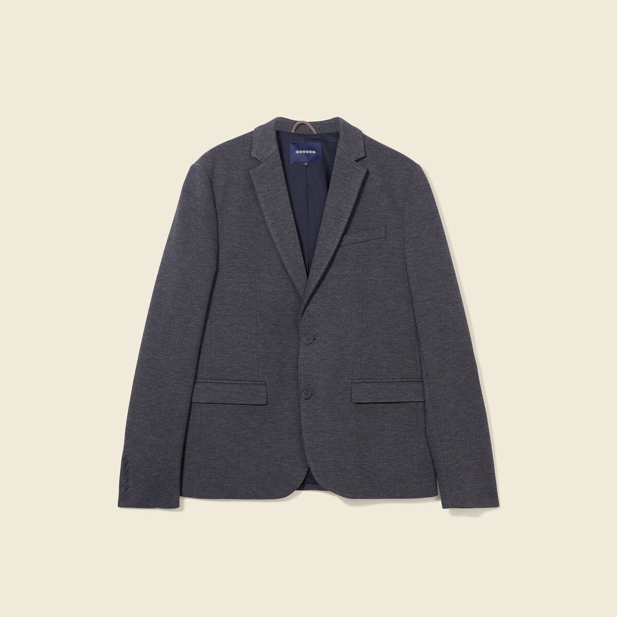 Veste esprit blazer droite gris homme