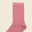 Chaussettes vieux rose femme