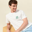 T-shirt en coton ecru homme