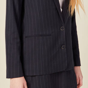 veste blazer eco responsable bleu femme Veste blazer éco-responsable bleu femme