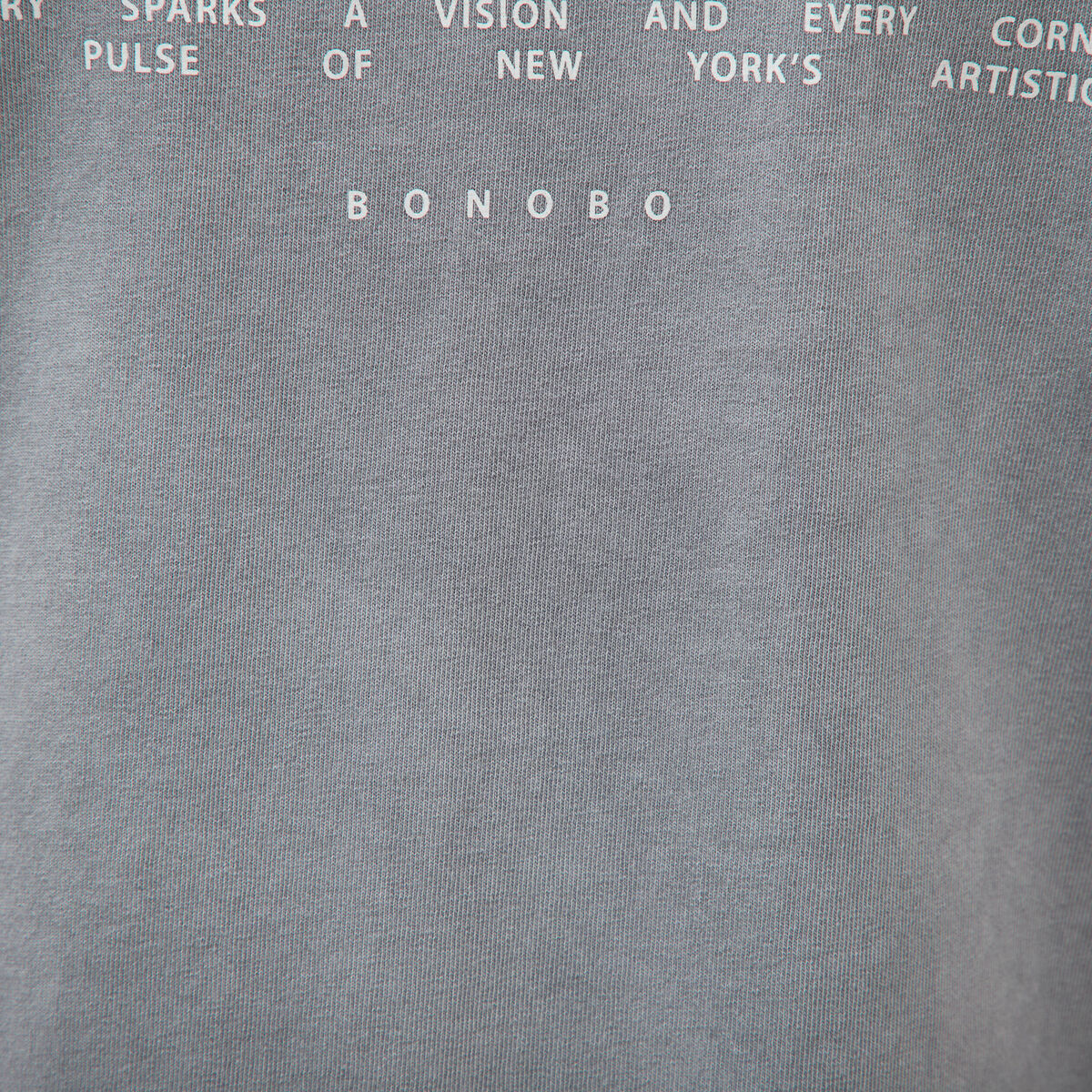 T-shirt en coton manches courtes gris homme