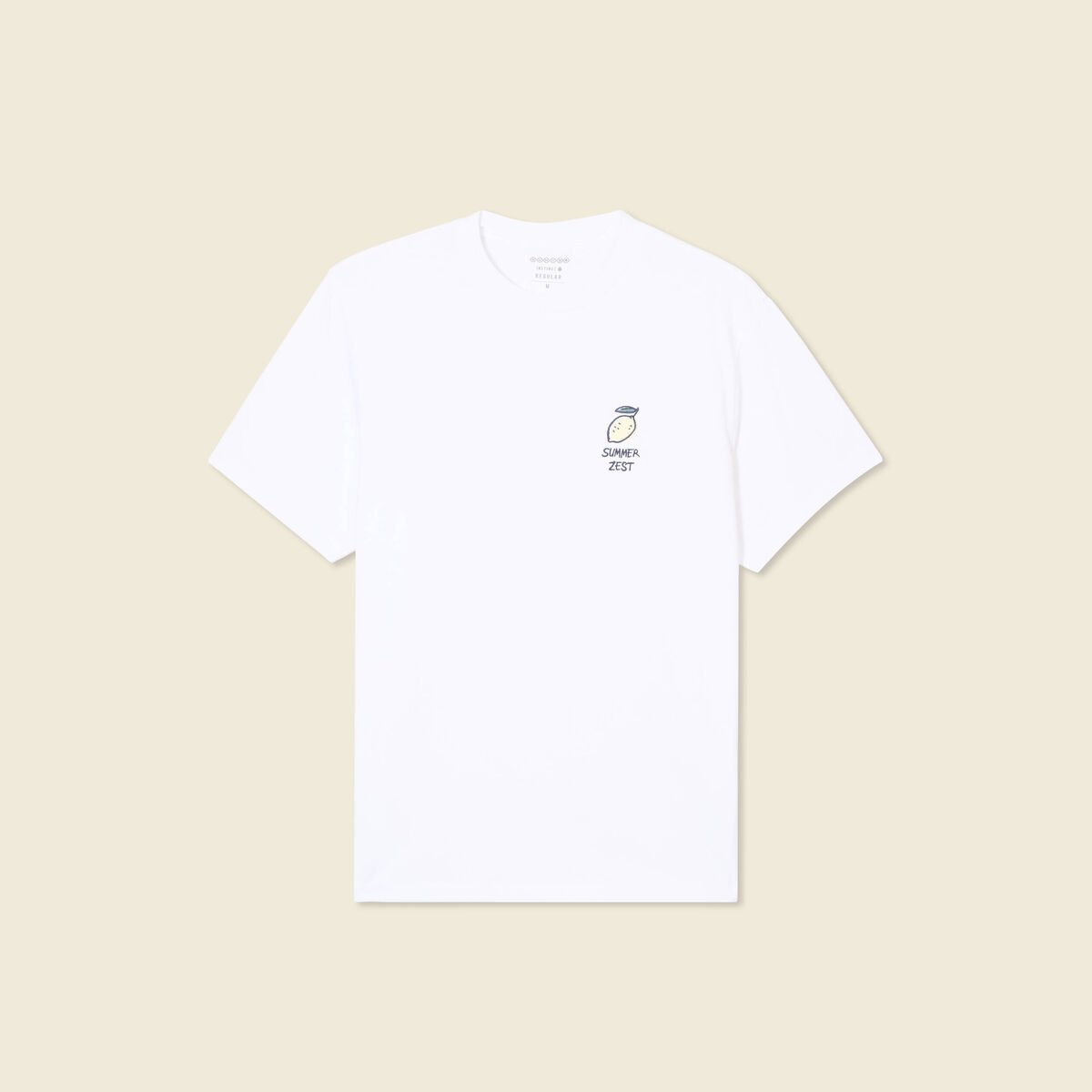 T-shirt manches courtes blanc homme