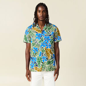 Chemise manches courtes multicolore homme
