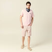 T-shirt manches courtes rose clair homme