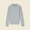 Pull manches longues gris homme