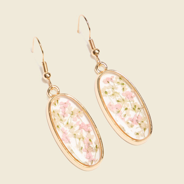 Boucles d'oreilles pendantes couleur or femme