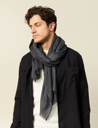 Foulard noir homme