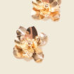 Boucles d'oreilles clous couleur or femme