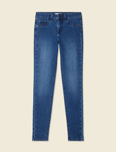 Jeans jegging denim stone femme