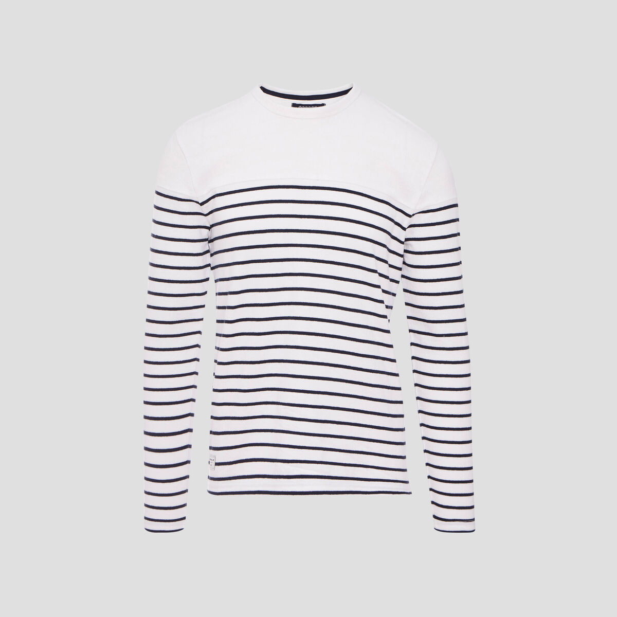 T-shirt manches longues ecru homme
