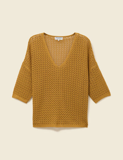Blouse manches longues col v uni bonnie La Petite Etoile | La Redoute