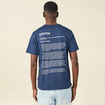 T-shirt manches courtes bleu marine homme
