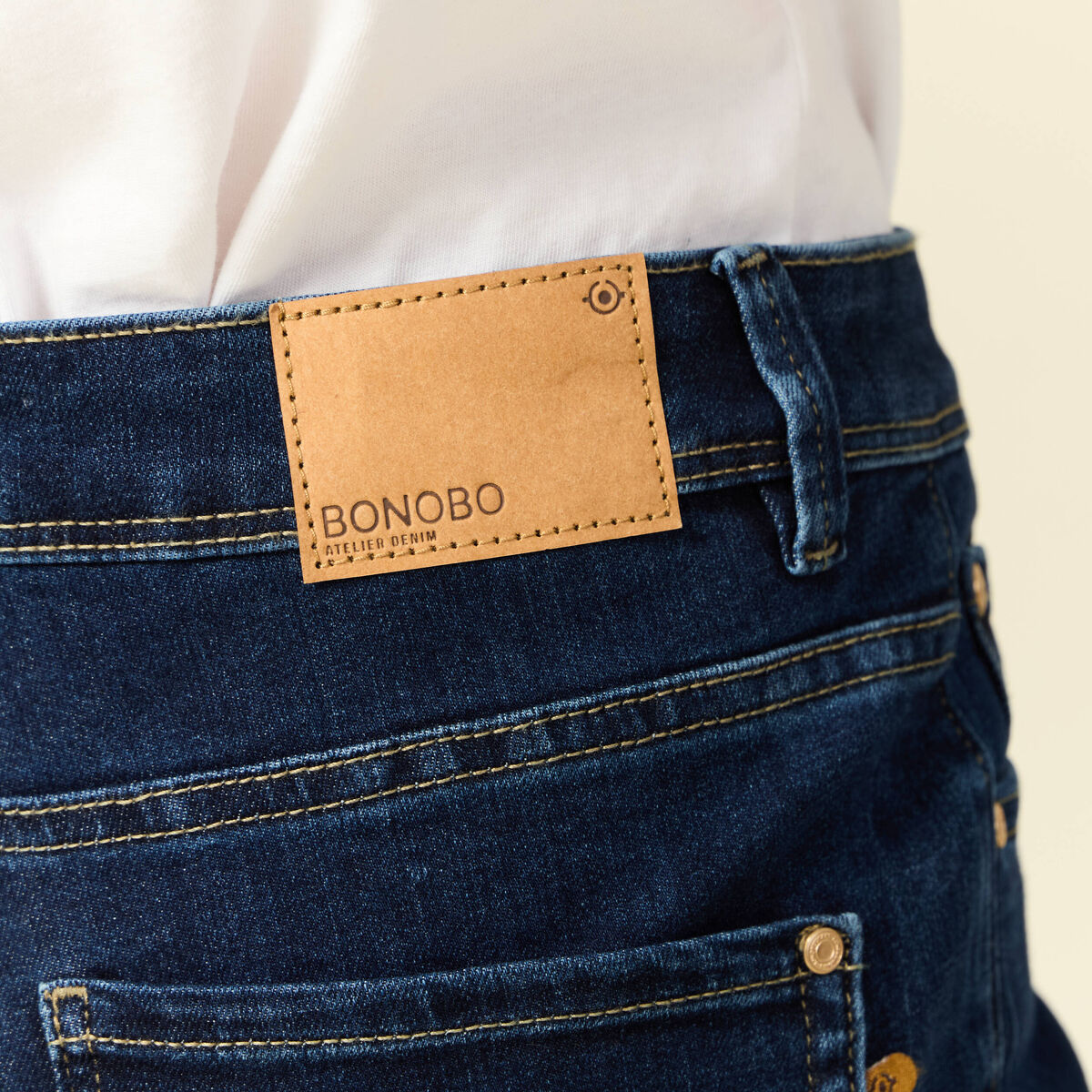 Jeans Yoko - bootcut denim brut femme