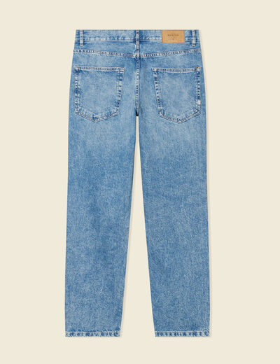 Jeans regular tapered denim dirty homme