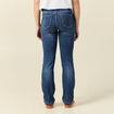 Jeans bootcut denim stone femme