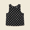 Top sans manches noir femme