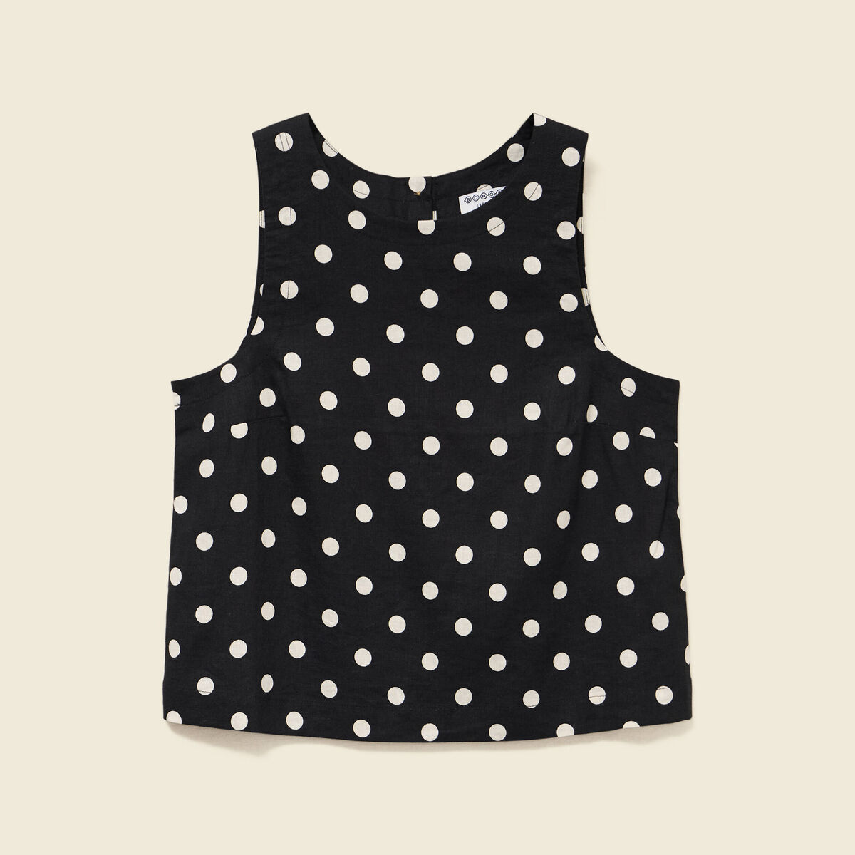 Top sans manches noir femme