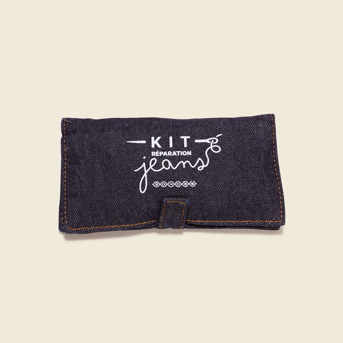 Kit de r&eacute;paration jeans denim brut femme