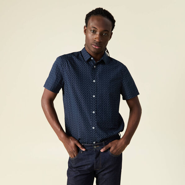 chemise manches courtes bleu marine homme Chemise manches courtes bleu marine homme
