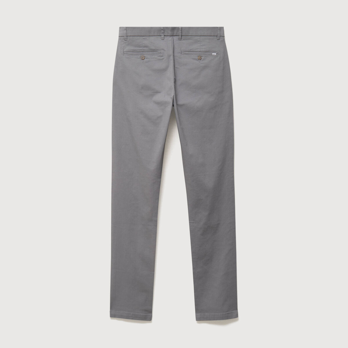 Pantalon chino slim gris homme