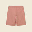 Bermuda droit marron cognac homme