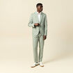 Veste blazer cintré vert olive homme