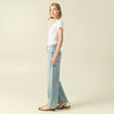 Jeans loose taille standard bleu femme