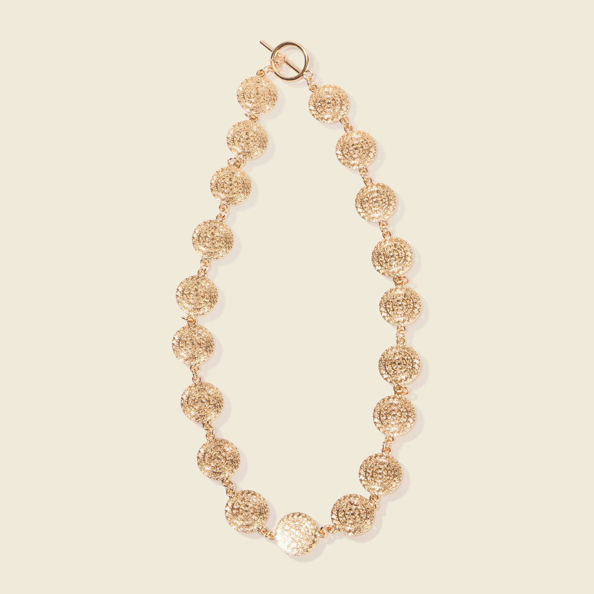 Collier couleur or femme