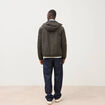 Parka coupe r&eacute;guli&egrave;re &agrave; capuche vert kaki homme