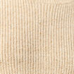 Pull manches longues col rond &agrave; sequins creme femme
