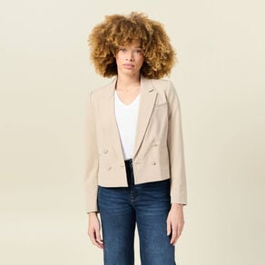 veste blazer double boutonnage beige femme Veste blazer double boutonnage beige femme