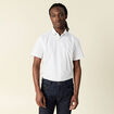 Chemise manches courtes blanc homme