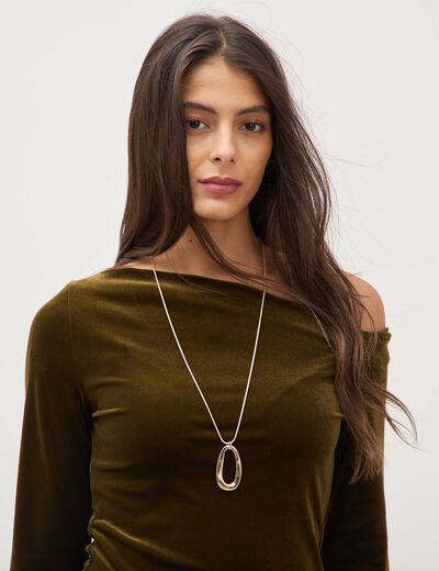 Collier couleur or femme
