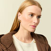 Boucles d'oreilles couleur or femme