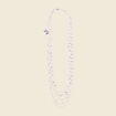 Collier multichaînes couleur argent femme
