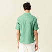 Chemise manches courtes vert homme