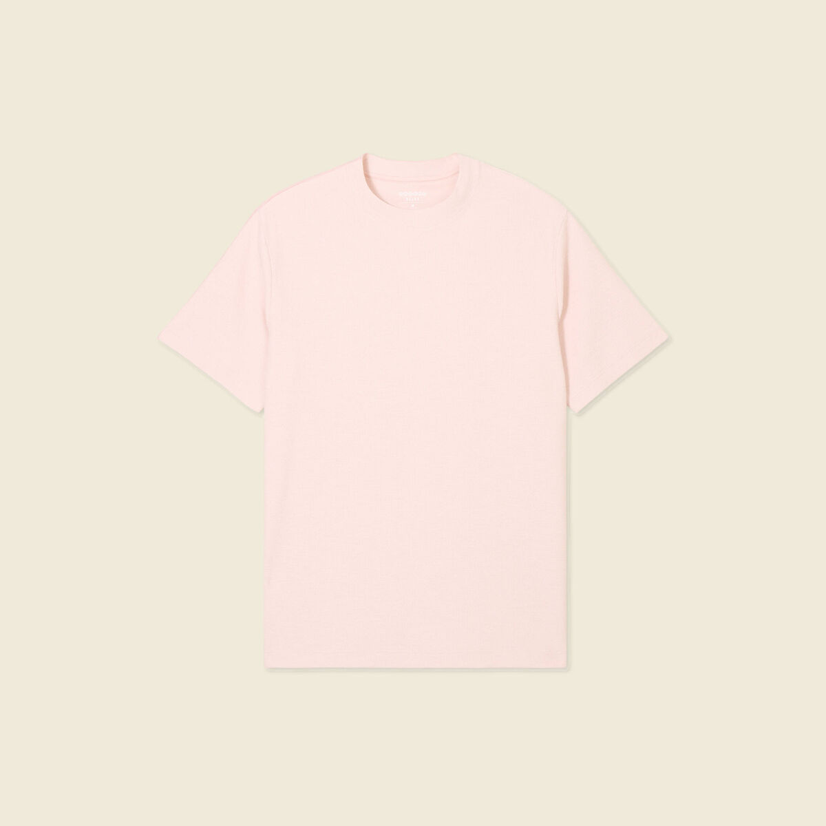 T-shirt manches courtes rose clair homme