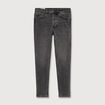 Jeans skinny tapered denim snow noir homme