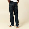 Jeans regular longueur 34 en coton denim brut rinse homme