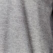Gilet droit court &agrave; capuche gris clair femme