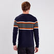Pull manches longues bleu foncé homme