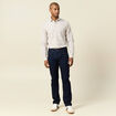 Chemise manches longues gris homme