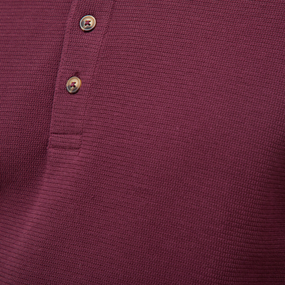 T-shirt manches longues prune homme