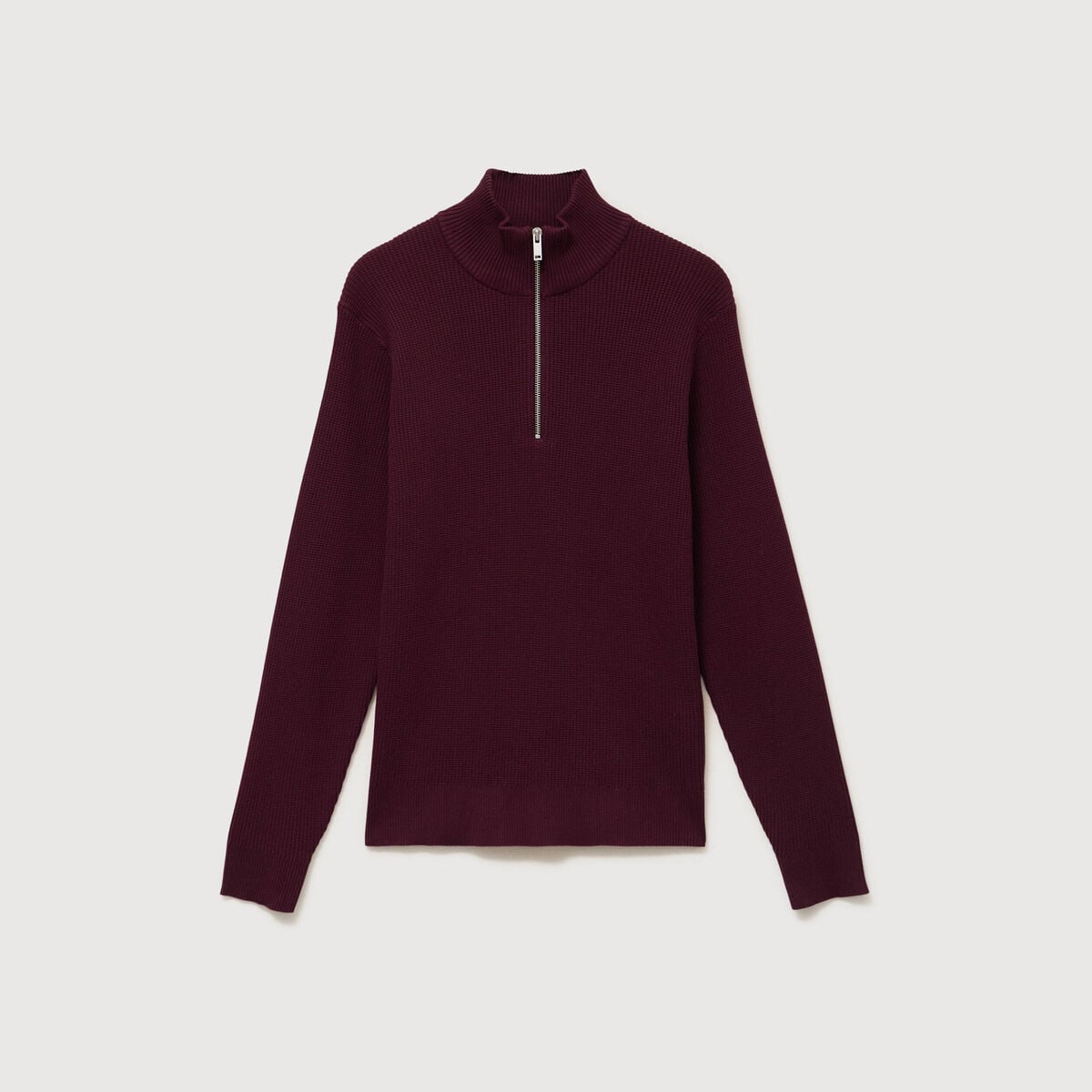 Pull col camionneur prune homme