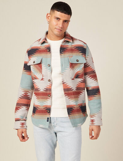 Surchemise éco-responsable ecru homme