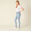 Jeans jegging denim bleach femme