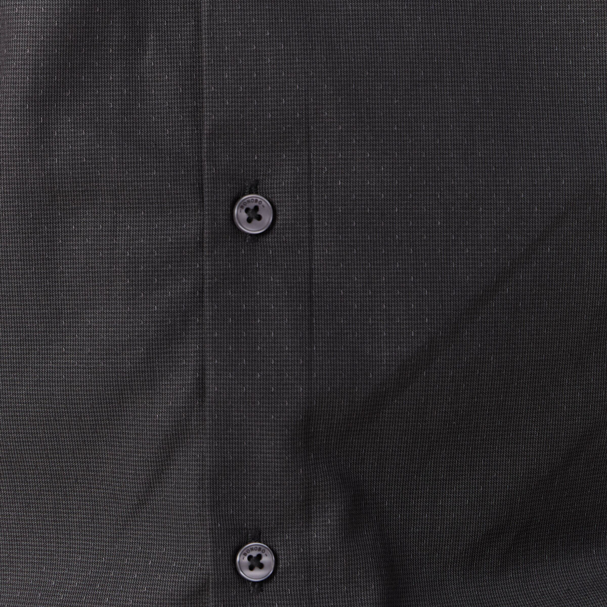 Chemise manches longues gris foncé homme